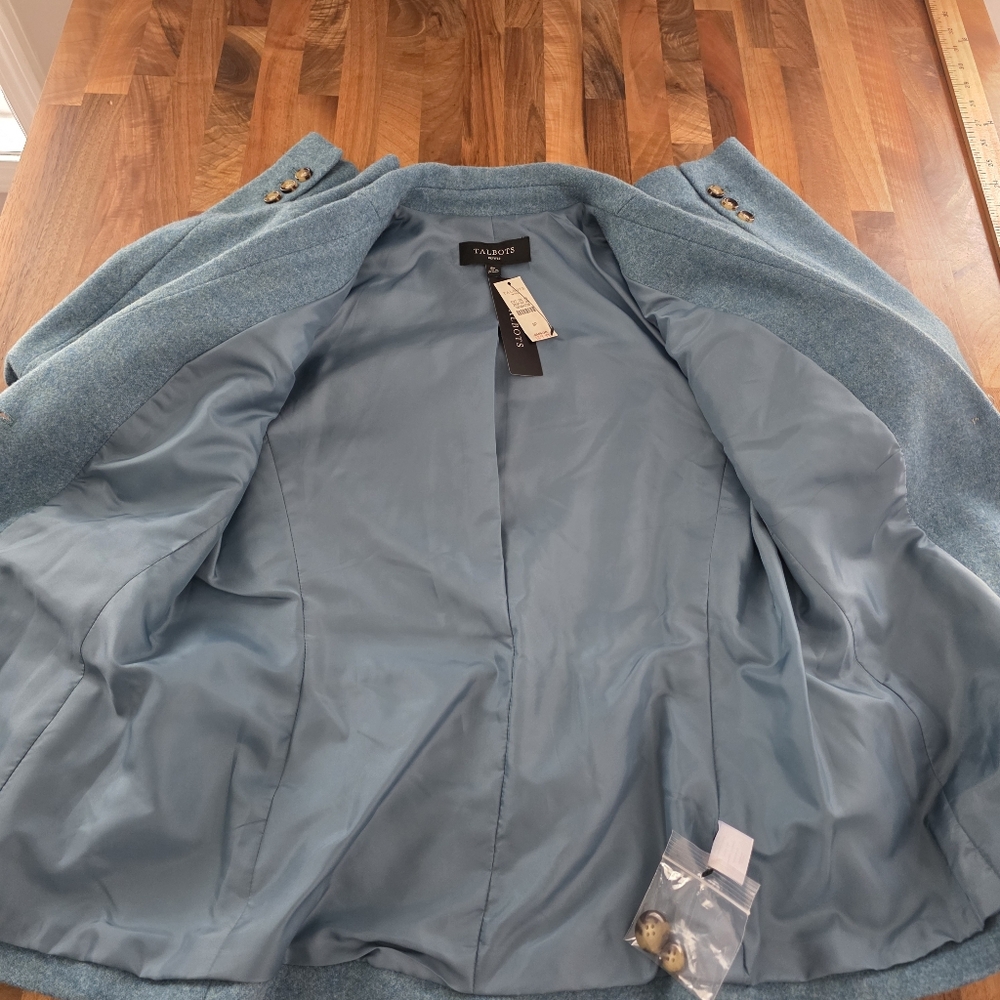 Talbots Wool Blend Double Breasted 2-button Schoo… - image 7